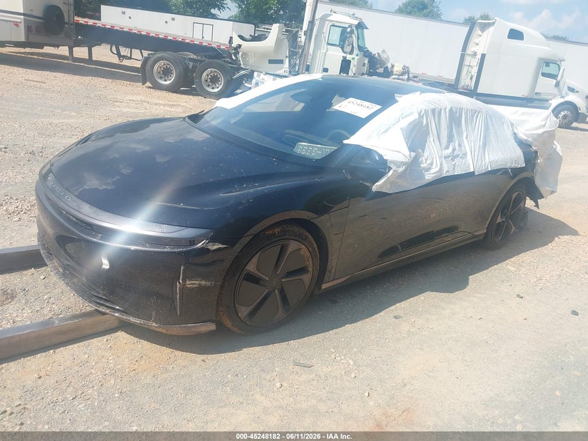 Vin: 50ea1tea7sa003202, lot: 45745985, lucid air touring 20252