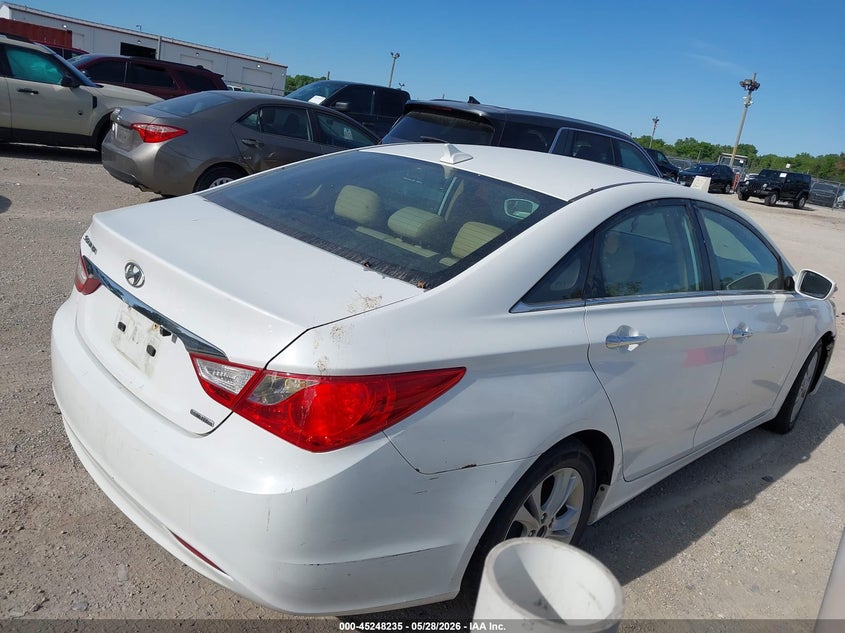 2011 Hyundai Sonata 2.4 Limited white Lot 111045248235 Vin 5NPEC4AC9BH140454
