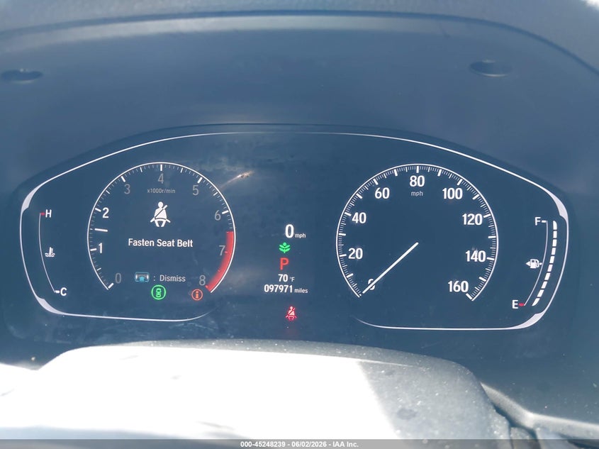 2021 HONDA ACCORD auction photo 7