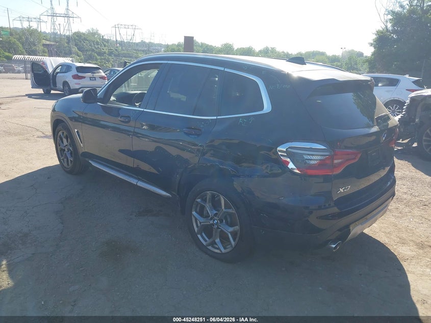 Vin: 5uxty5c05m9g38732, lot: 45746054, bmw x3 xdrive30i 20213