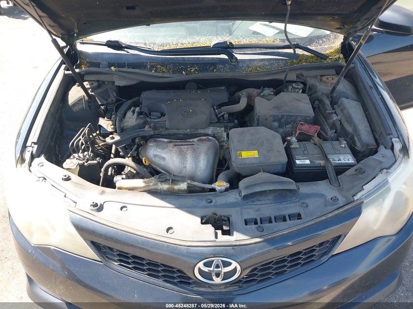 2012 TOYOTA CAMRY SEDAN 2.5L I-4 DOHC, VVT, 178HP