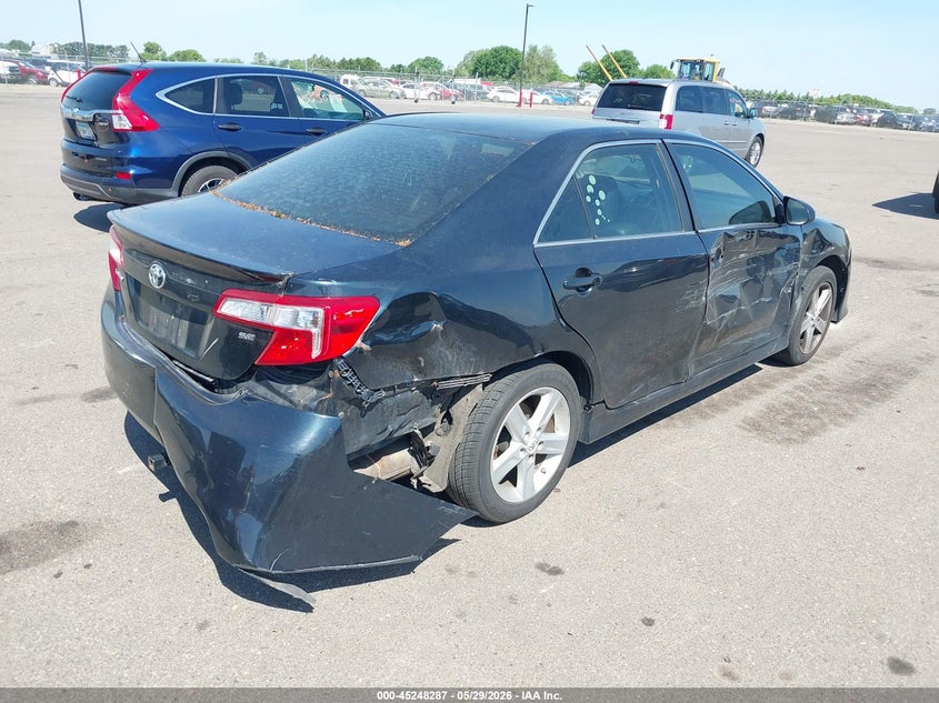2012 TOYOTA CAMRY SEDAN 2.5L I-4 DOHC, VVT, 178HP