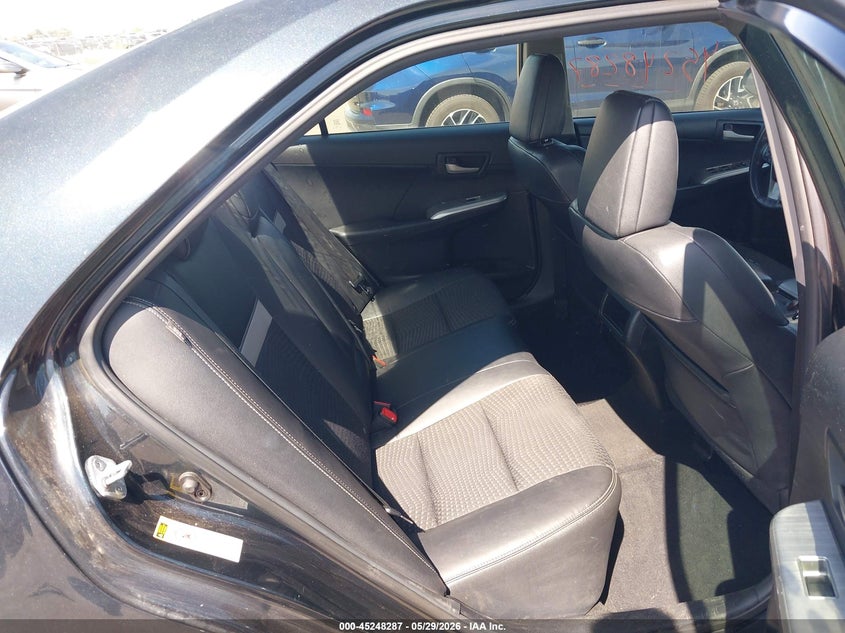 2012 TOYOTA CAMRY SEDAN 2.5L I-4 DOHC, VVT, 178HP