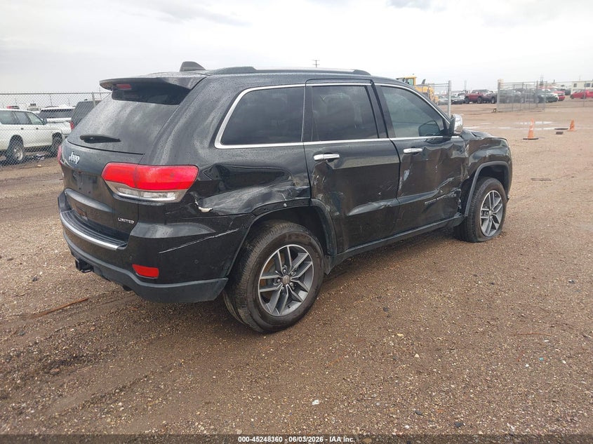 Vin: 1c4rjfbg7hc880089, lot: 45746163, jeep grand cherokee limited 4x4 20174