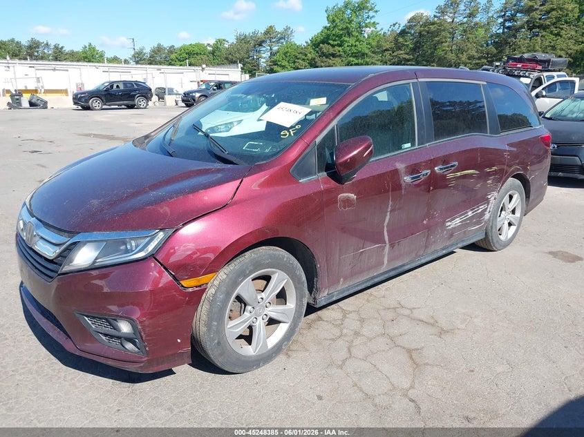 Vin: 5fnrl6h51kb033742, lot: 45746188, honda odyssey ex 20192