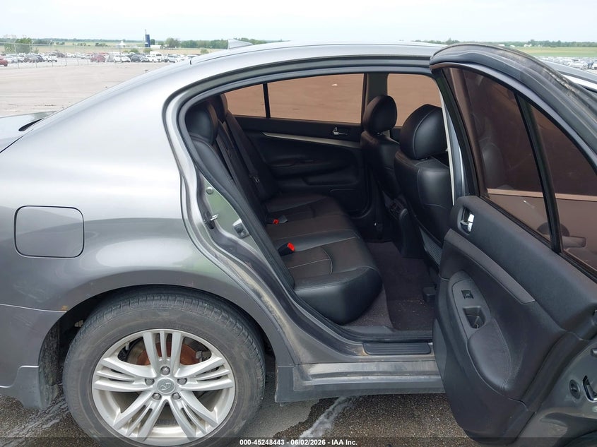 2011 Infiniti G25X VIN: JN1DV6AR7BM650428 Lot: 45248443