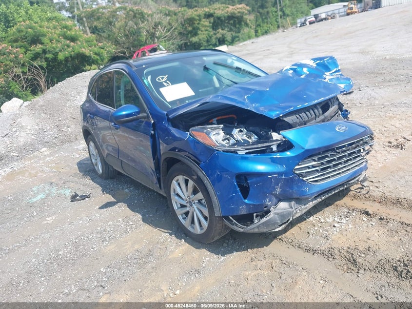 Vin: 1fmcu0dz4nua93465, lot: 45746253, ford escape titanium hybrid 2022 img_1
