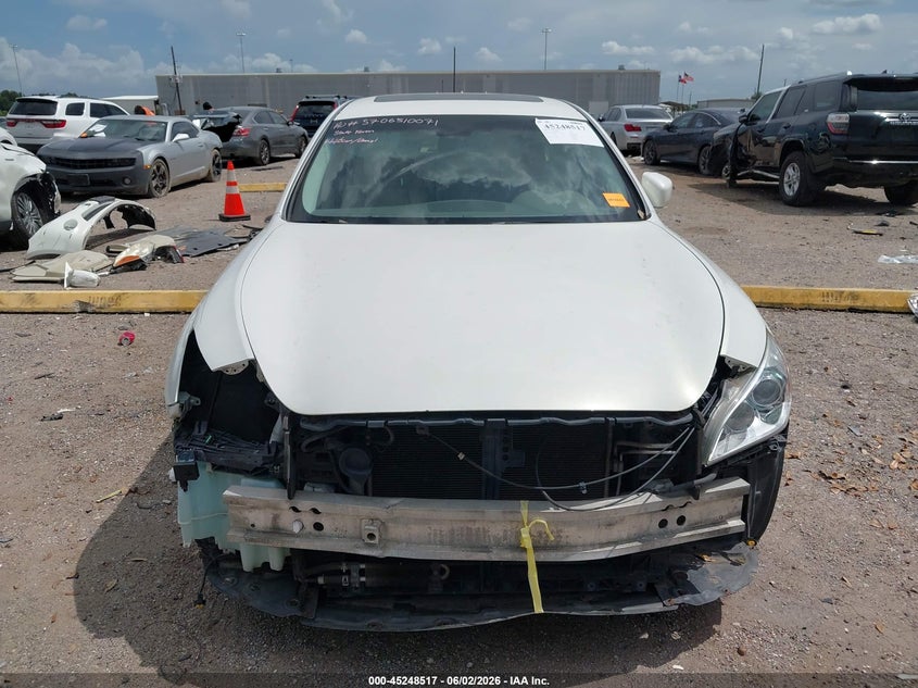 2011 Infiniti M37 VIN: JN1BY1AP6BM322286 Lot: 45248517