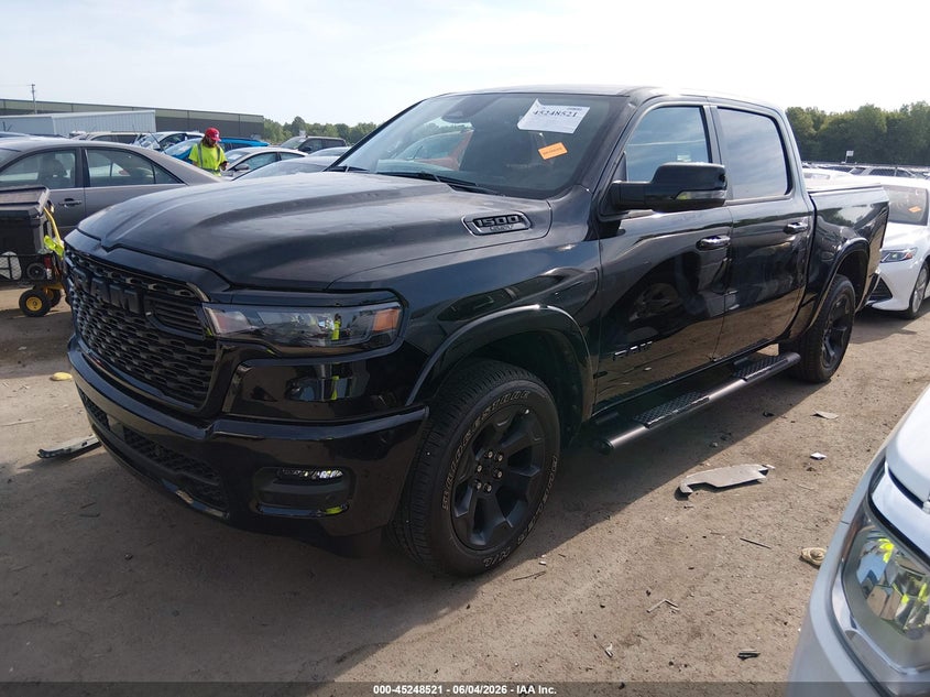Vin: 3c6srffp7s4501142, lot: 45746324, ram 1500 big horn  4x4 5'7 box 20252