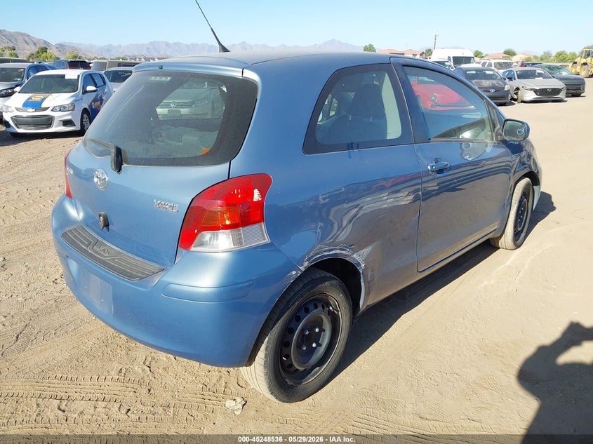 2011 TOYOTA YARIS VIN JTDJT4K37B5330198 nuotrauka 4
