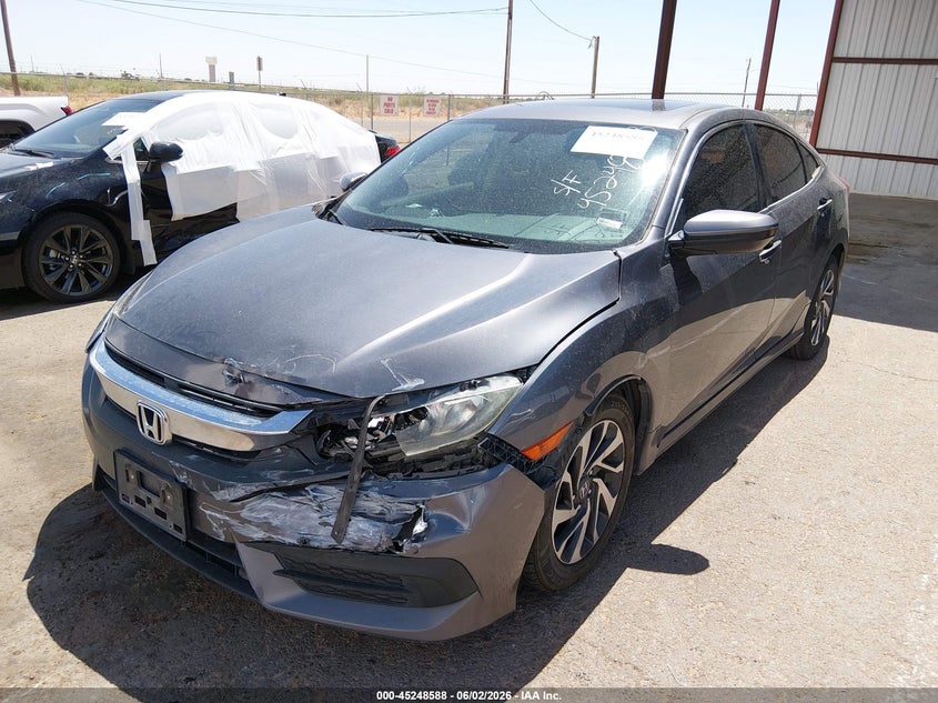 Vin: 19xfc2f79he003466, lot: 45746391, honda civic ex 20172