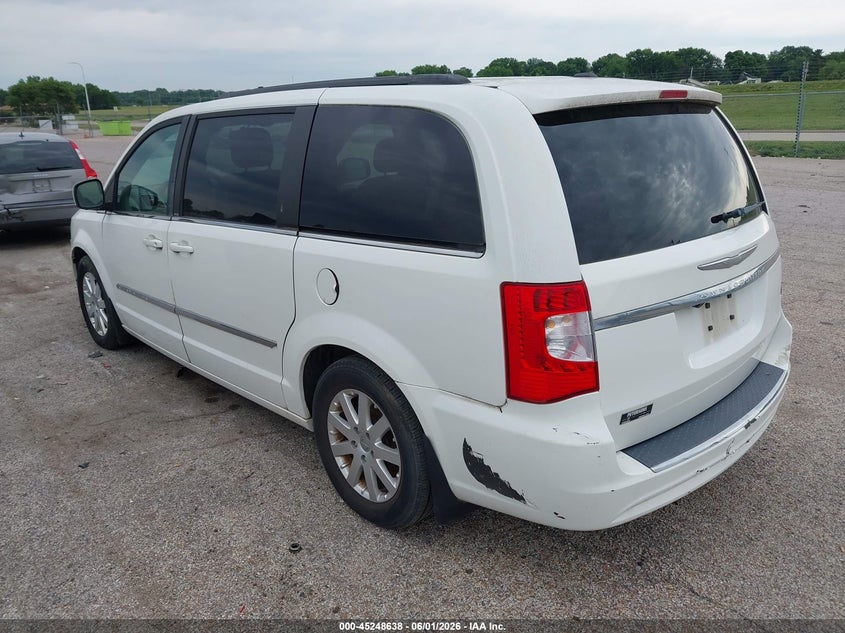 Vin: 2c4rc1bg9dr530946, lot: 45746442, chrysler town & country touring 20133