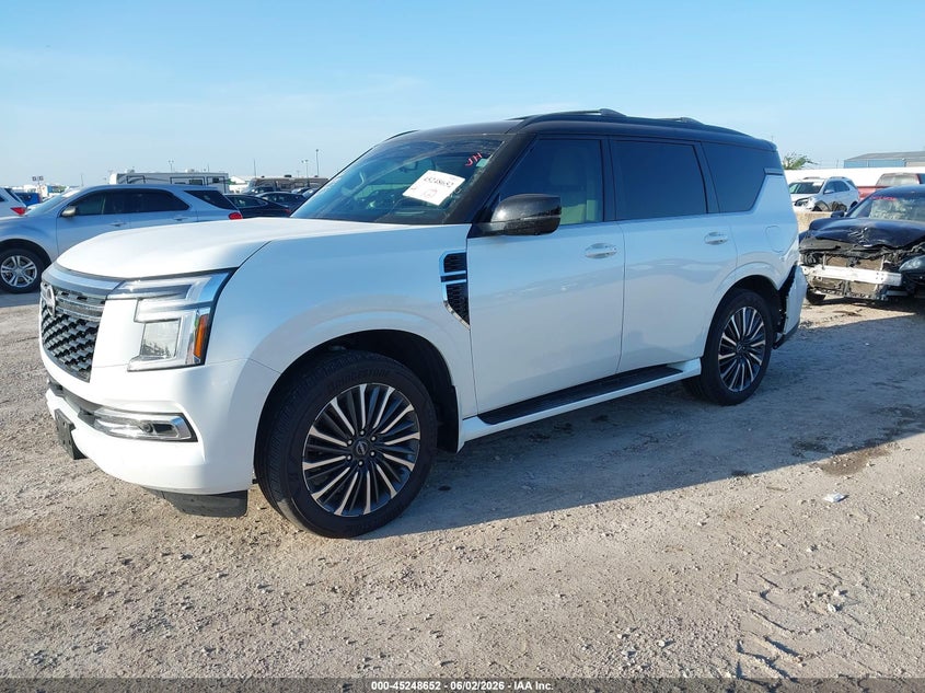 Vin: jn8ay3cc7t9215139, lot: 45746455, nissan armada platinum reserve 20262