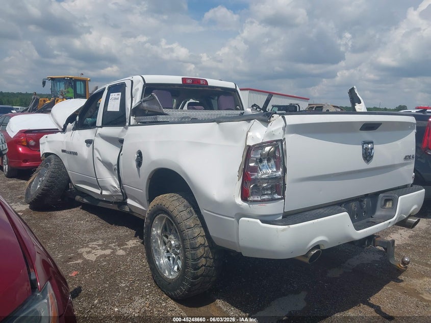 Vin: 1c6rd7ft3cs251276, lot: 45746463, ram 1500 st 20123