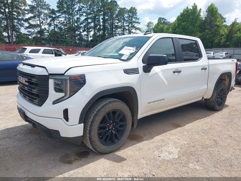 Vin: 1gtpuaek7pz164256, lot: 45746473, gmc sierra 1500 4wd  short box pro 20232
