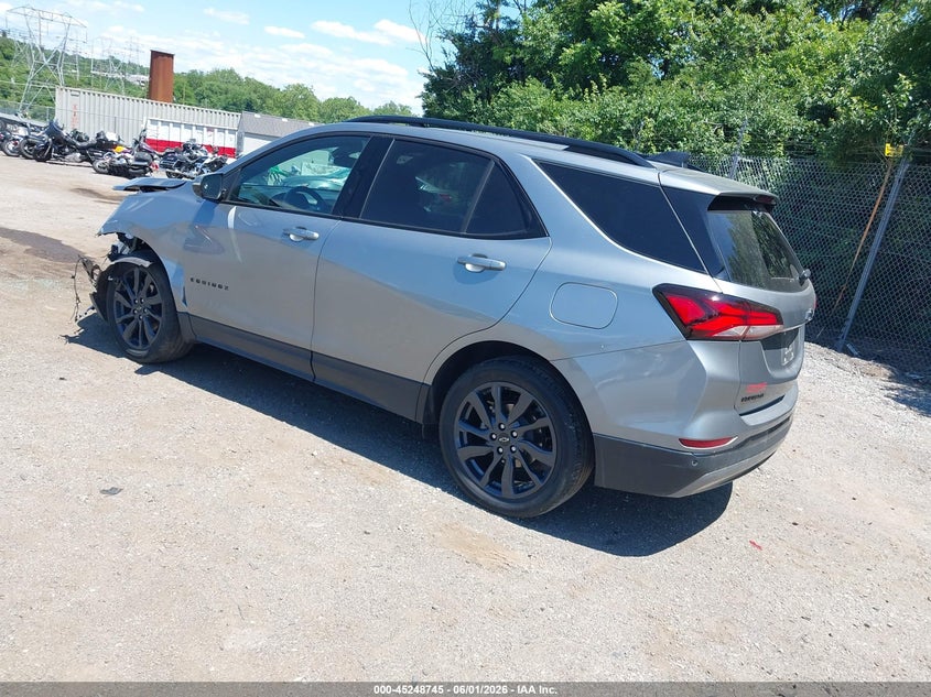 Vin: 3gnaxweg7rs141492, lot: 45746548, chevrolet equinox awd rs 20243