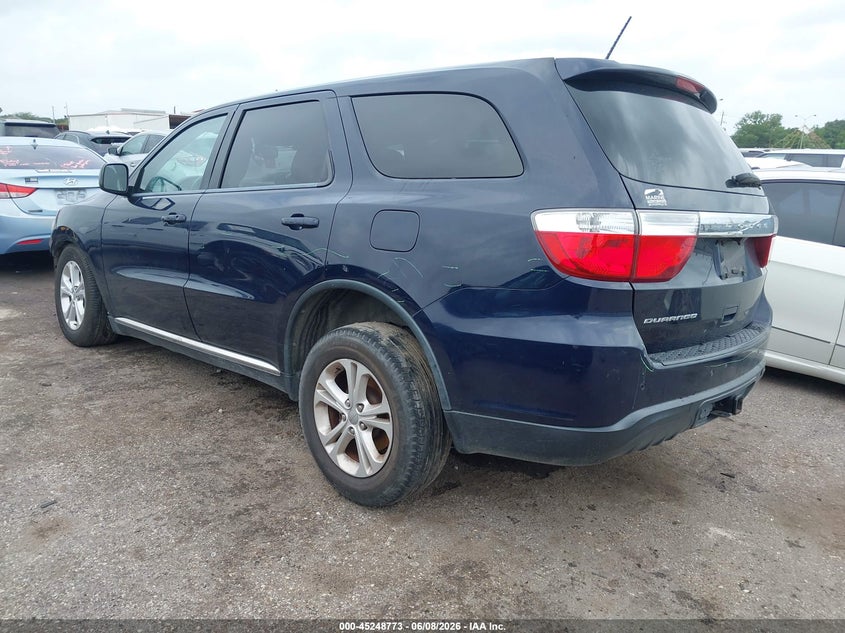 Vin: 1c4rdhagxdc696635, lot: 45746575, dodge durango sxt 20133