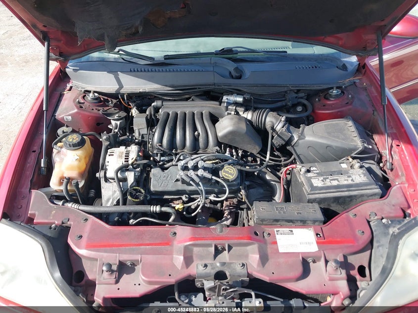 2002 Mercury Sable Gs VIN: 1MEFM50U12A643449 Lot: 45248803