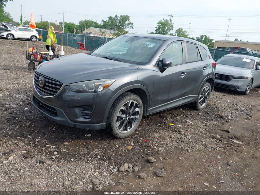 Vin: jm3ke4dy6g0808615, lot: 45746625, mazda cx-5 grand touring 20162
