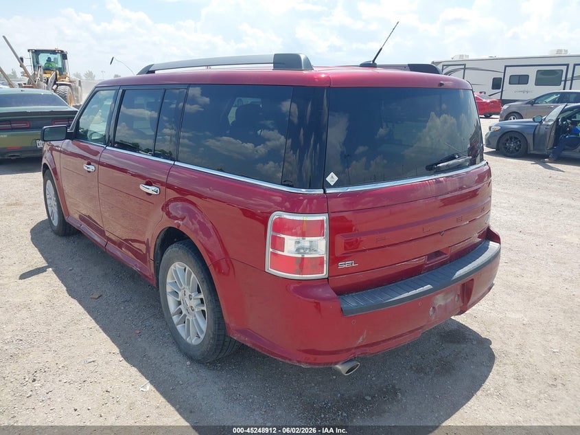 Vin: 2fmgk5c80kba33049, lot: 45746715, ford flex sel 20193