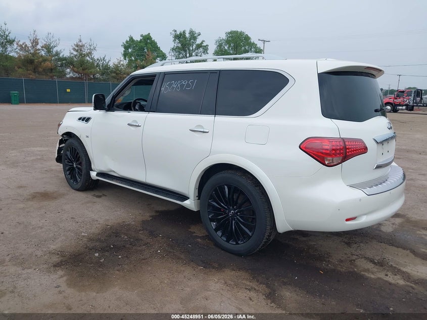 Vin: jn8az2ne9h9159573, lot: 45746754, infiniti qx80 20173