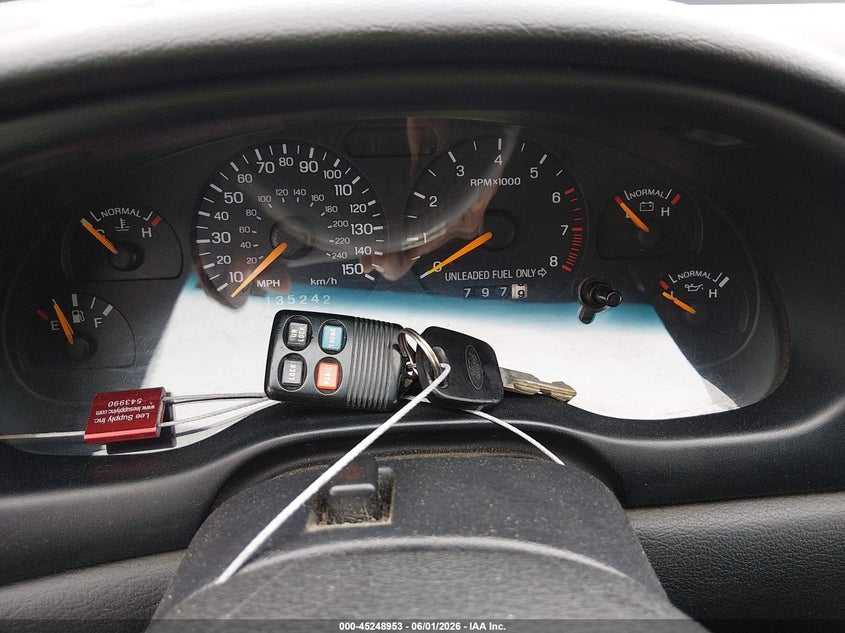 1998 Ford Mustang Gt VIN: 1FAFP45X8WF186983 Lot: 45248953