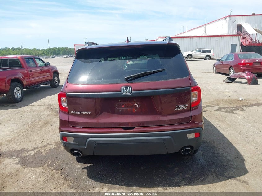 2021 Honda Passport Awd Touring VIN: 5FNYF8H95MB017614 Lot: 45248973