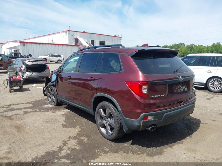 Vin: 5fnyf8h95mb017614, lot: 45746776, honda passport awd touring 20213