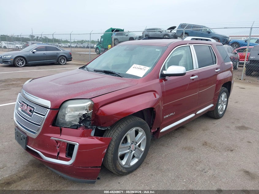 Vin: 2gkflvek4g6242935, lot: 45746874, gmc terrain denali 20162