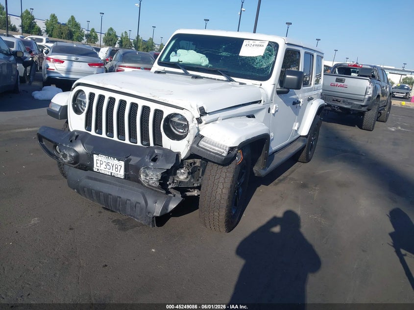 2021 Jeep Wrangler Unlimited Sahara Altitude 4x4 1C4HJXEN5MW727022 photo 1