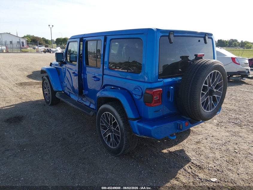 Vin: 1c4jjxp63nw261101, lot: 45746891, jeep wrangler 4xe unlimited high altitude 4x4 20223