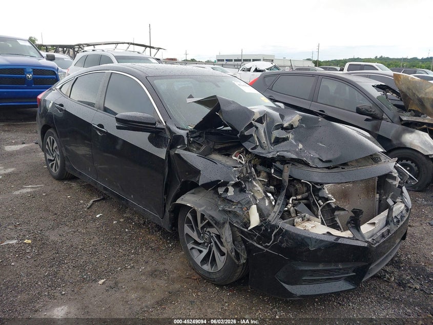 Vin: 2hgfc2f70gh505223, lot: 45746897, honda civic ex 2016 img_1