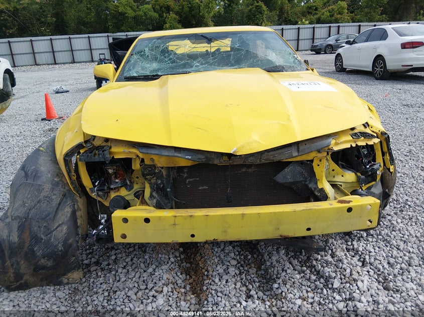 2012 Chevrolet Camaro 3.6 1Lt yellow Lot 111045249141 Vin 2G1FB1E33C9114851