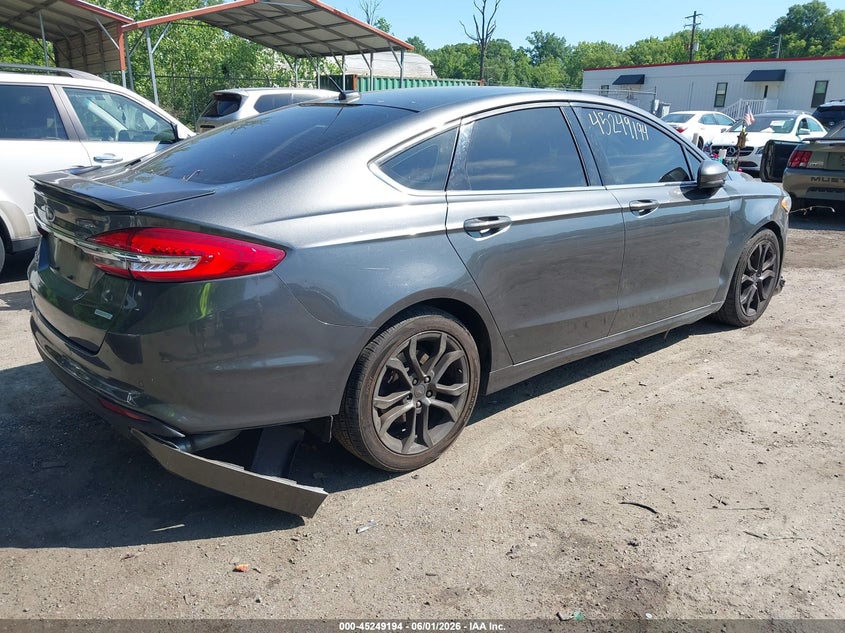 2018 FORD FUSION SEDAN 1.5L I-4 DI, DOHC, VVT, TURBO, 181HP
