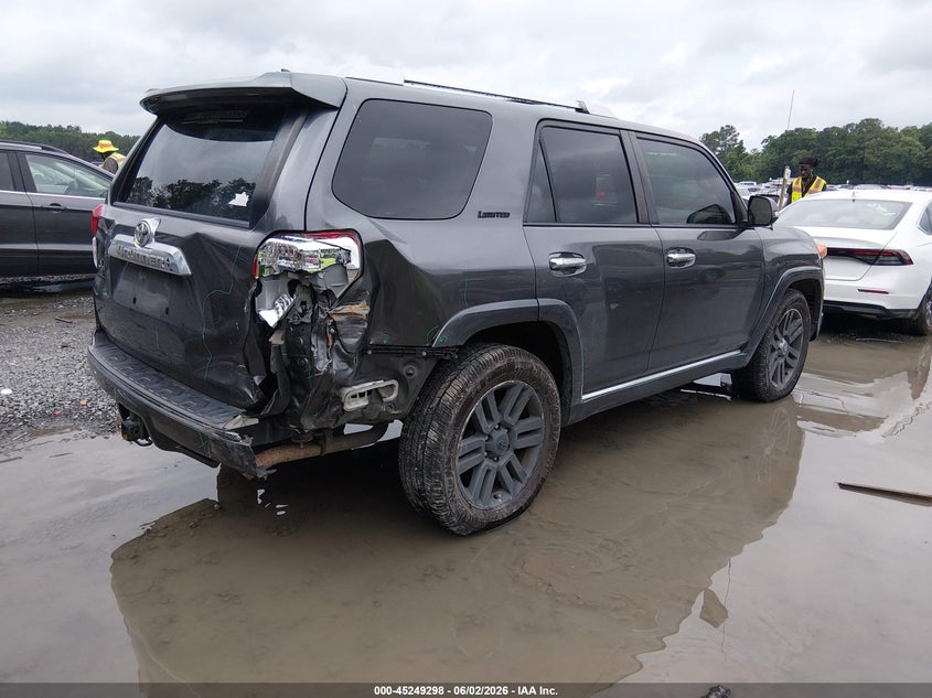 Vin: jtezu5jr4c5041367, lot: 45747101, toyota 4runner limited 20124