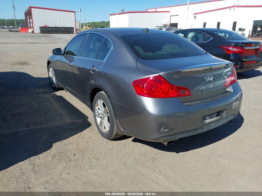 Vin: jn1cv6arxbm407997, lot: 45747109, infiniti g37x 20113