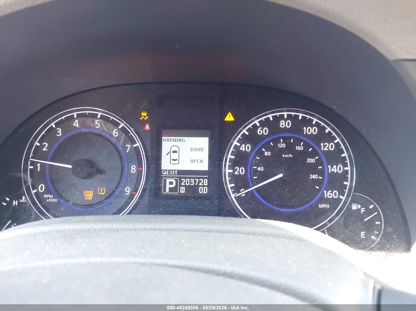 2011 Infiniti G37X VIN: JN1CV6ARXBM407997 Lot: 45249306