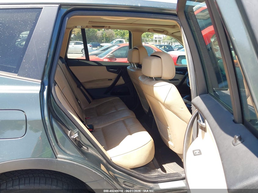 2008 BMW X3 3.0Si VIN: WBXPC934X8WJ22501 Lot: 45249316