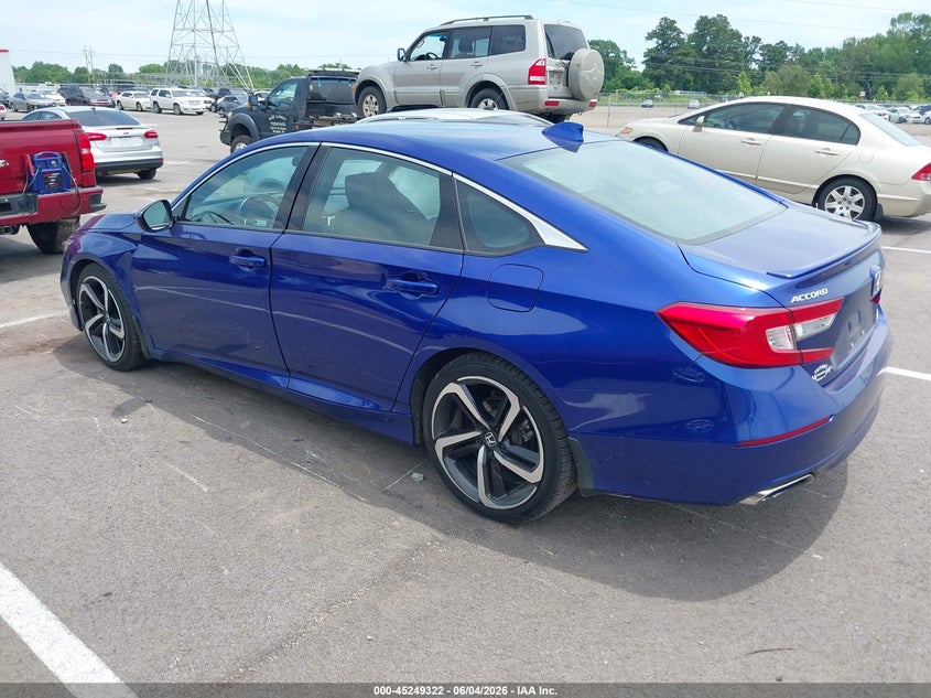 Vin: 1hgcv1f34ka044541, lot: 45747125, honda accord sport 20193