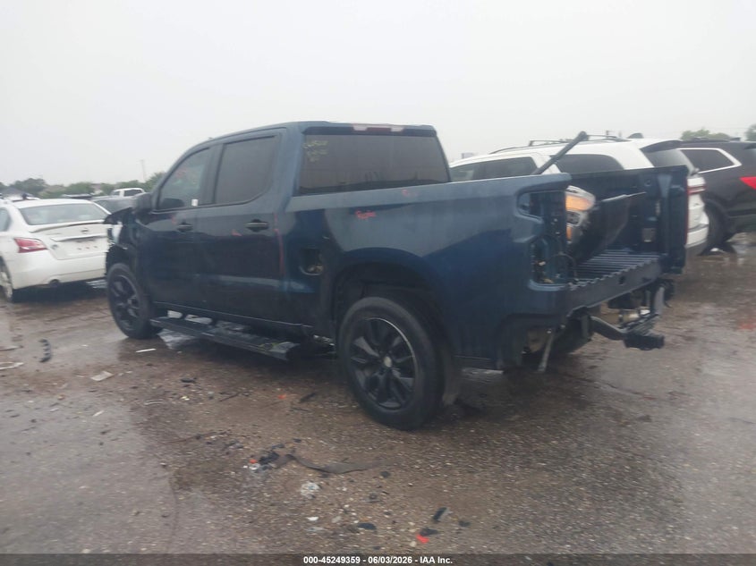 Vin: 3gcpabek7ng572610, lot: 45747162, chevrolet silverado 1500 2wd  short bed custom 20223