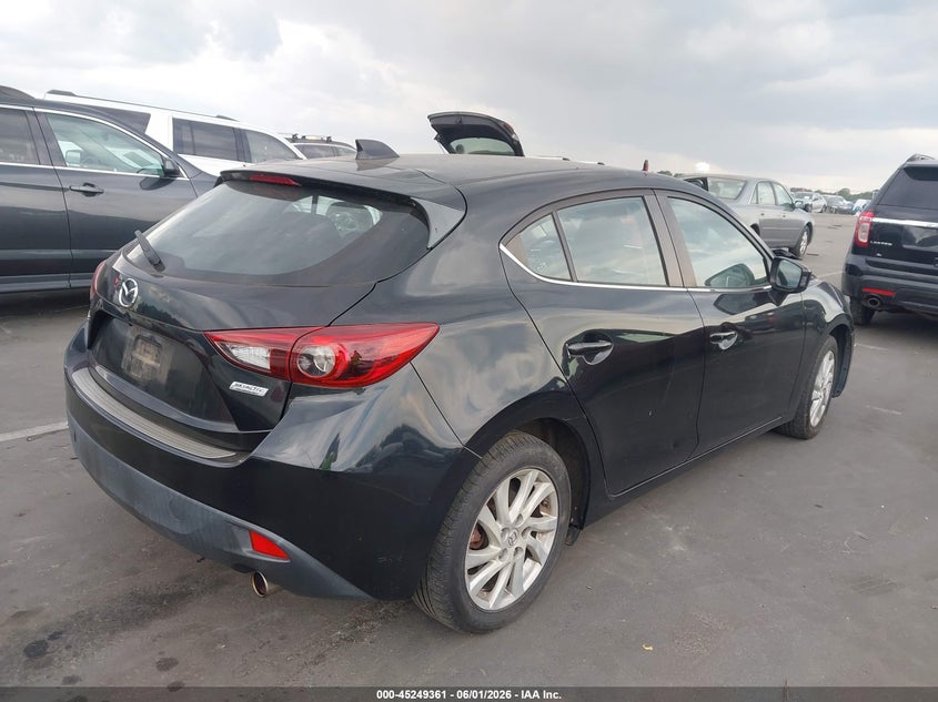 Vin: jm1bm1m35e1185560, lot: 45747164, mazda mazda3 s grand touring 20144