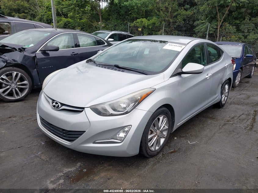 2014 Hyundai Elantra Se 5NPDH4AEXEH457498 photo 1