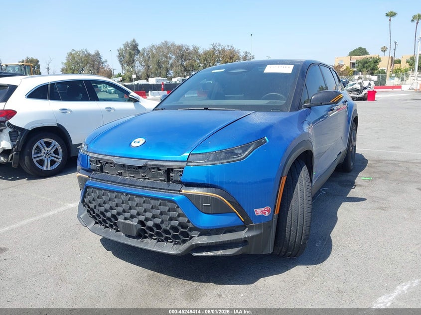 Vin: vcf1zbu27pg002069, lot: 45747218, fisker ocean one 20232