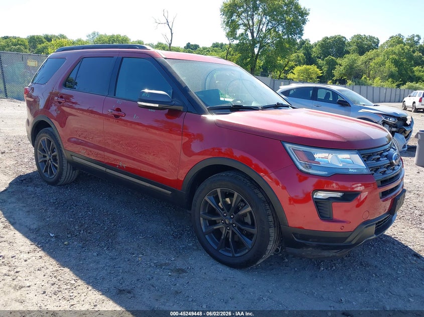 Vin: 1fm5k8d86jgc34582, lot: 45747250, ford explorer xlt 20181
