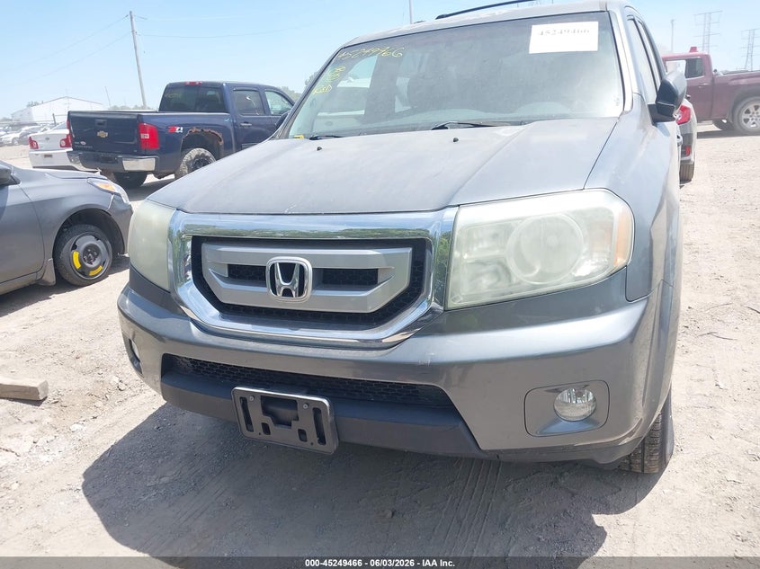 2010 Honda Pilot Ex-L VIN: 5FNYF4H5XAB031087 Lot: 45249466