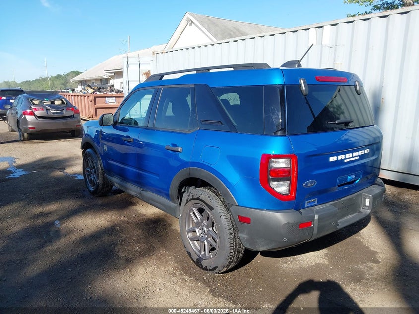 Vin: 3fmcr9bn5sre47860, lot: 45747270, ford bronco sport big bend 20253