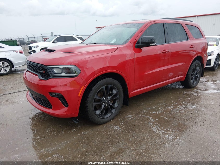 Vin: 1c4rdjdgxmc572285, lot: 45747279, dodge durango gt plus awd 20212