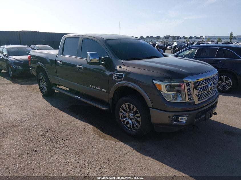 Vin: 1n6ba1f29gn508076, lot: 45747302, nissan titan xd platinum reserve diesel 2016 img_1