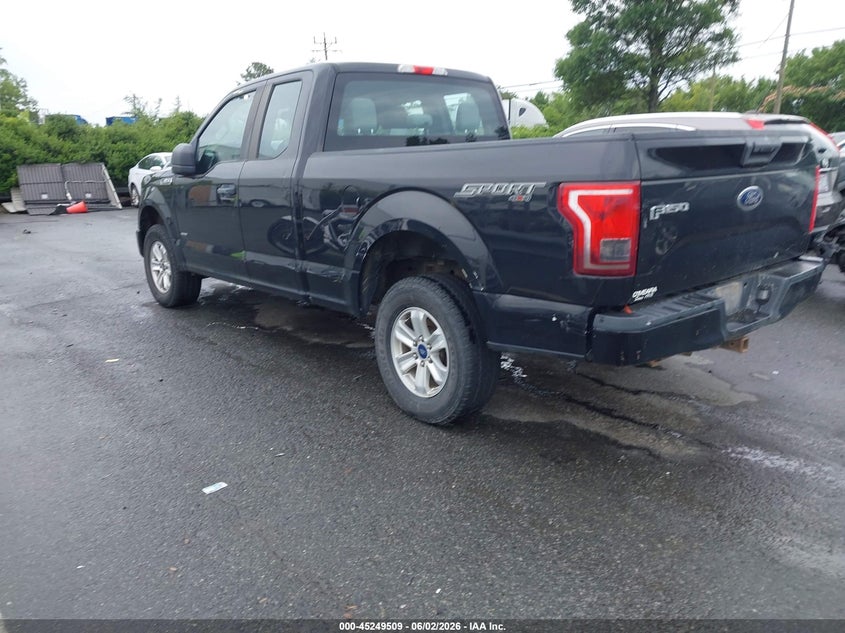 Vin: 1ftex1ep7gfd62380, lot: 45747312, ford f-150 xl 20163