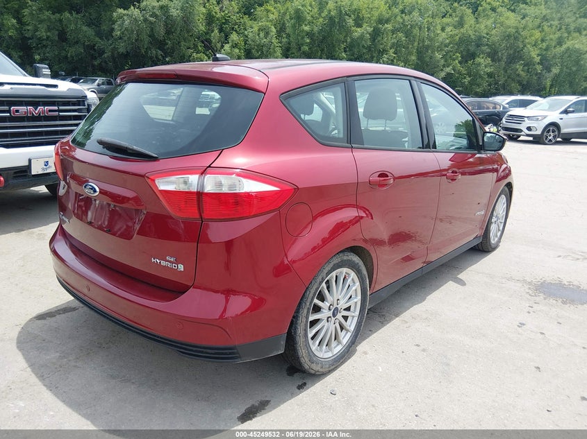 Vin: 1fadp5au6dl534657, lot: 45747335, ford c-max hybrid se 20134